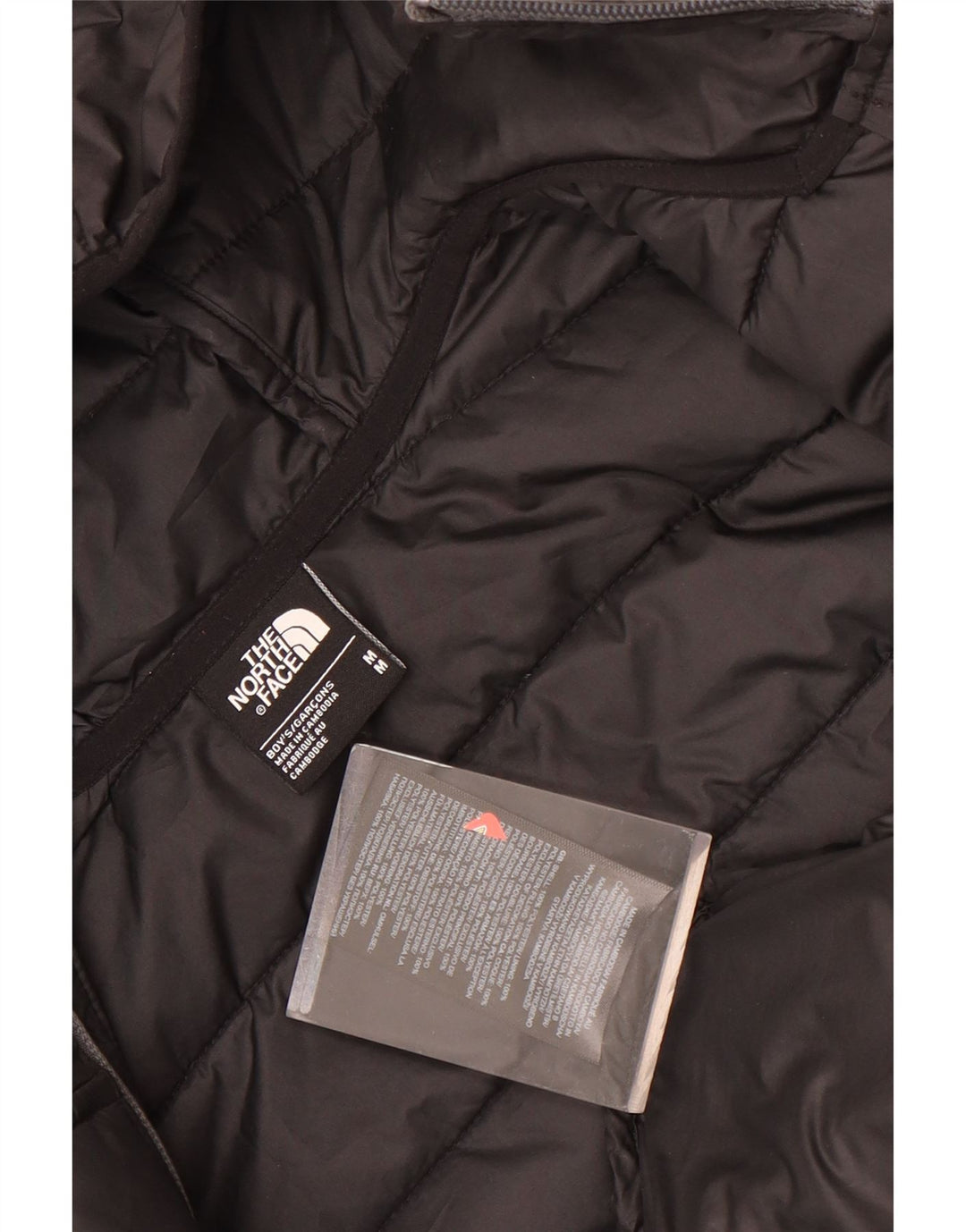 The North Face Boys Polstret Hættejakke 9-10 År Medium Sort Polyester