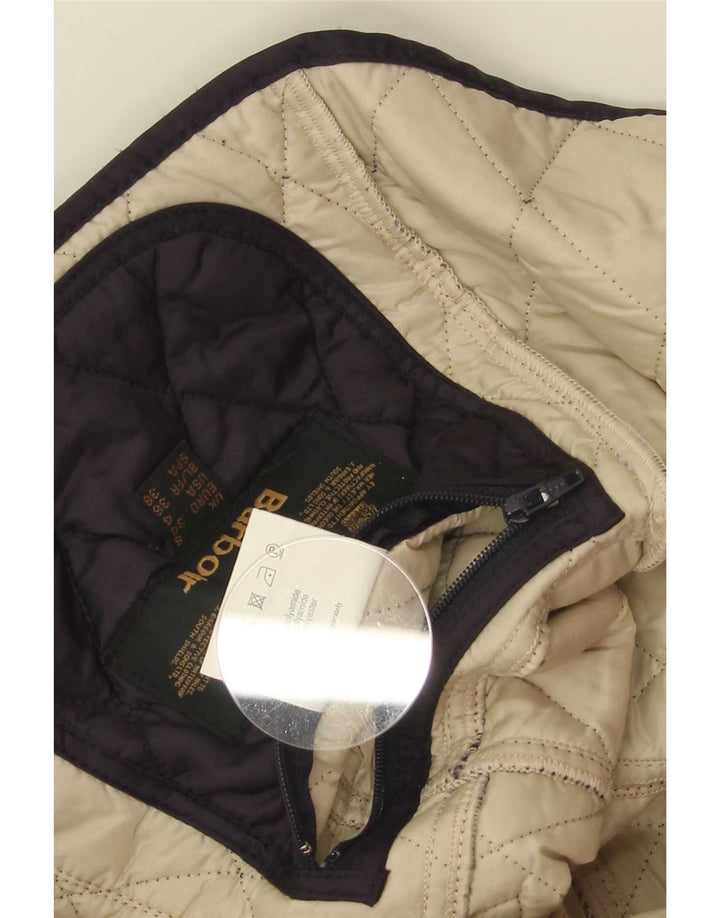 Barbour Quiltet jakke til kvinder UK 8 Lille marineblå polyamid