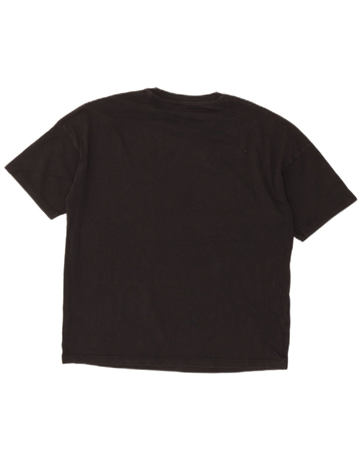 Puma Grafisk T-Shirt Top UK 14 Medium Sort