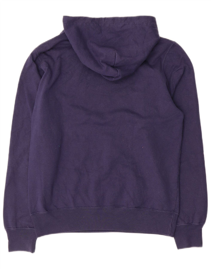 Champion Dame Hoodie Jumper UK 14 Medium Navy Blue Polyester