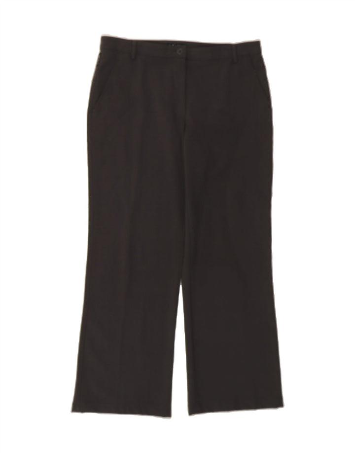 ARMANI Womens Straight Chino Trousers UK 16 Large W32 L27 Grey Polyester Vintage Armani and Second-Hand Armani from Messina Hembry 