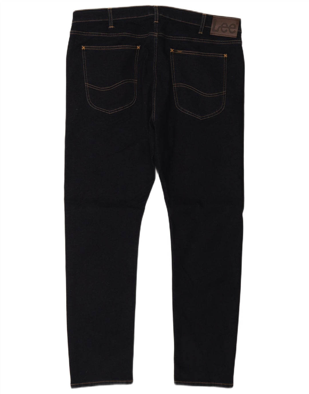 Lee Herre Luke Slim Jeans W40 L32 Marineblå Bomuld