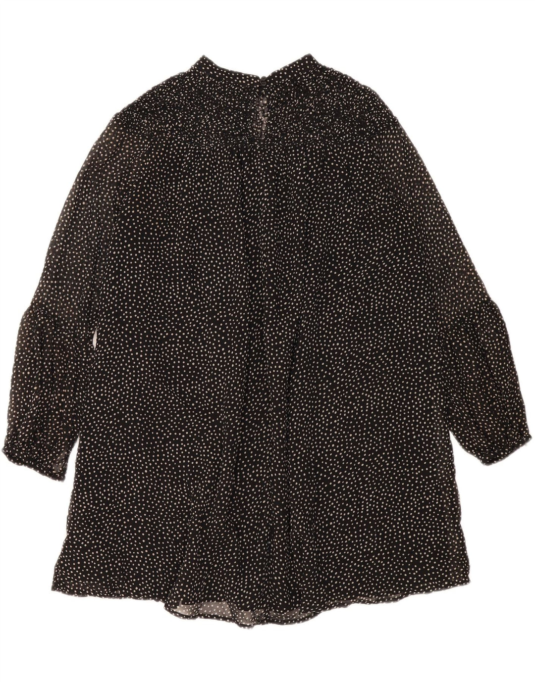 Zara Damekjole UK 14 Medium Sort Plettet