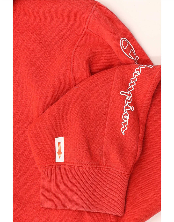 Champion Herre grafisk hættetrøje Jumper Medium Rød Bomuld