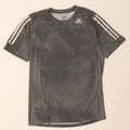 ADIDAS Mens Climacool T-Shirt Top Small Grey Spotted Vintage Adidas and Second-Hand Adidas from Messina Hembry 