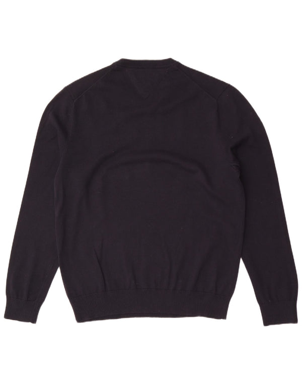 Tommy Hilfiger Herre V-hals sweater Stor marineblå bomuld
