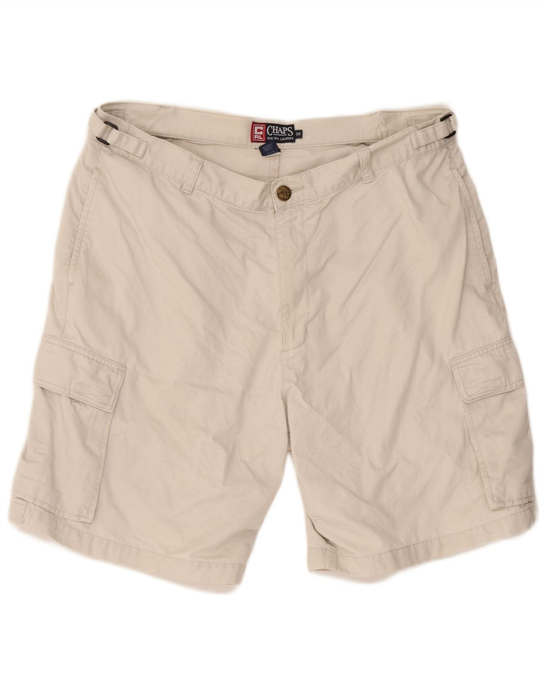 Chaps Ralph Lauren Herre Cargo Shorts W38 XL Beige Bomuld