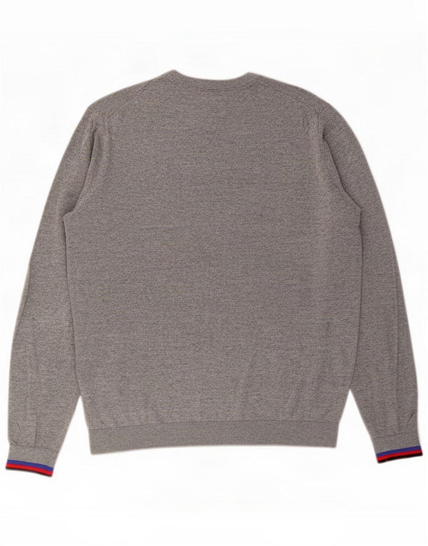 Sun68 Herre sweater med rund hals 2XL Grå Uld