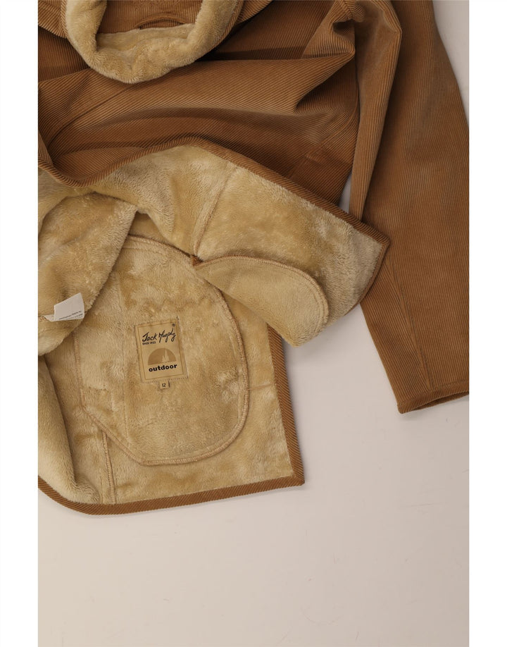 JACK MURPHY Womens Corduroy Jacket US 12 Large Beige Polyester Vintage Jack Murphy and Second-Hand Jack Murphy from Messina Hembry 