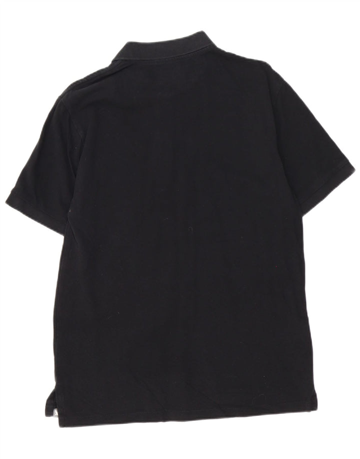 EDDIE BAUER Poloshirt til mænd Medium Sort Bomuld