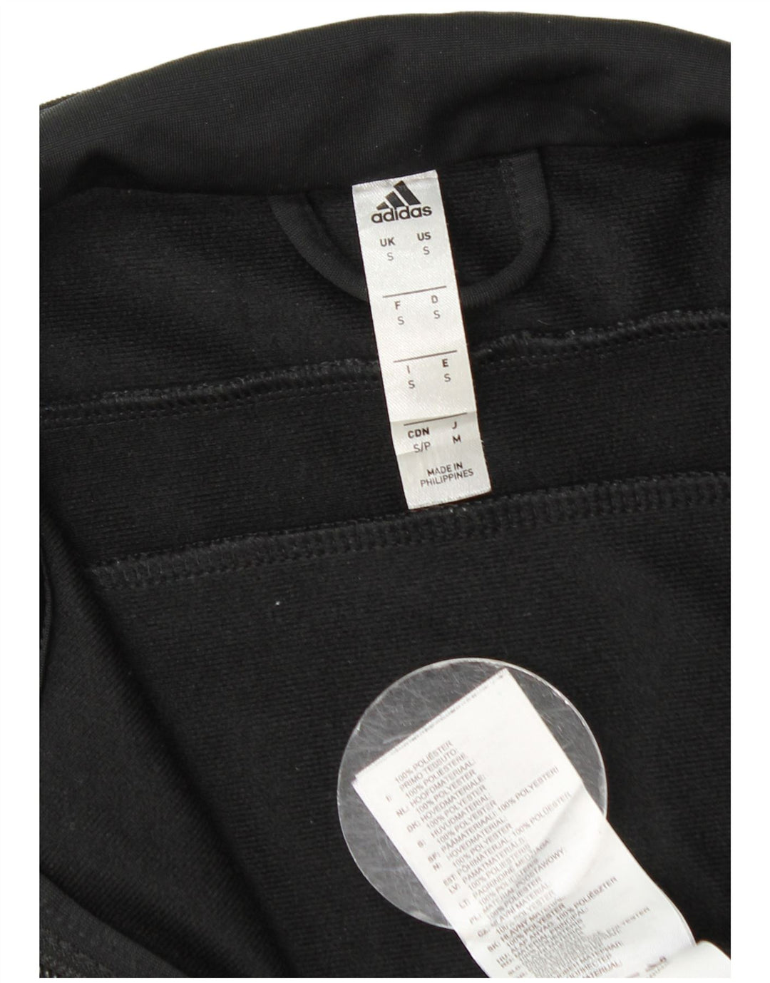 Adidas Træningsdragt til mænd, topjakke, lille sort polyester