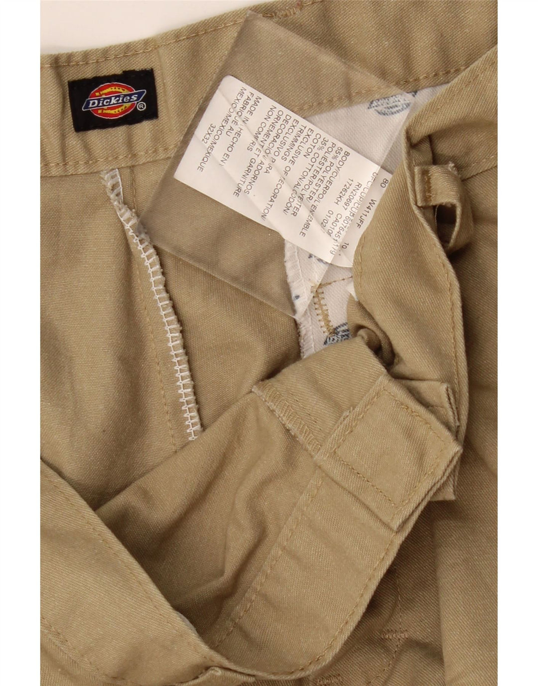 DICKIES Straight Chino Bukser til mænd W32 L32 Beige Polyester