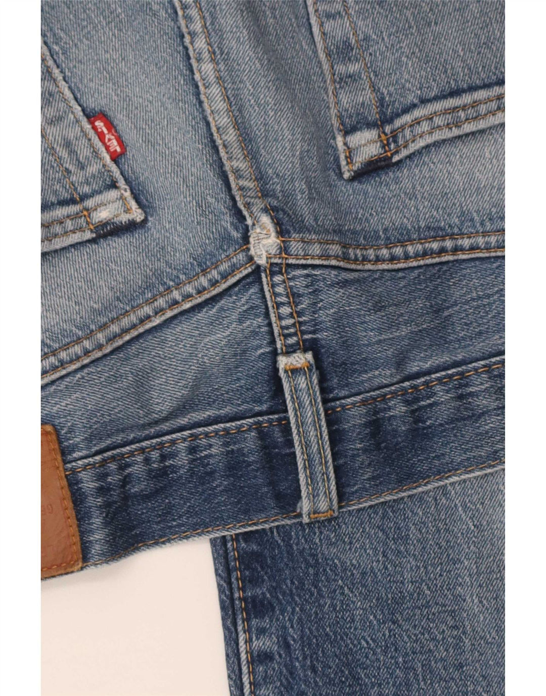 Levi's Herre 501 lige jeans W31 L32 blå bomuld