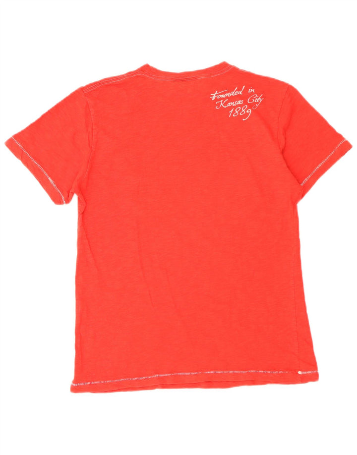 LEE Herre grafisk T-shirt Top Medium Rød
