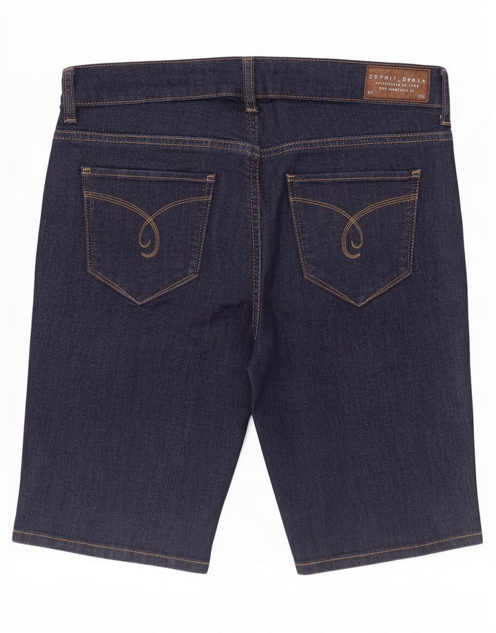 Esprit Dame denim Shorts W28 Medium Navy Blue Bomuld