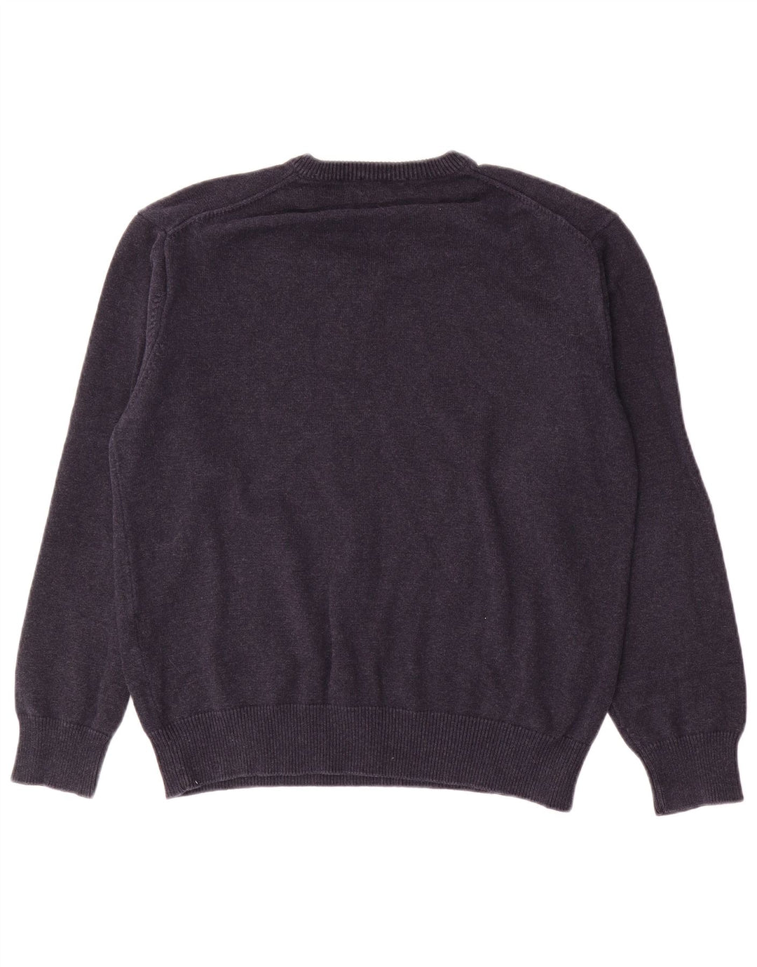 Gant Herre V-hals sweater Stor marineblå bomuld