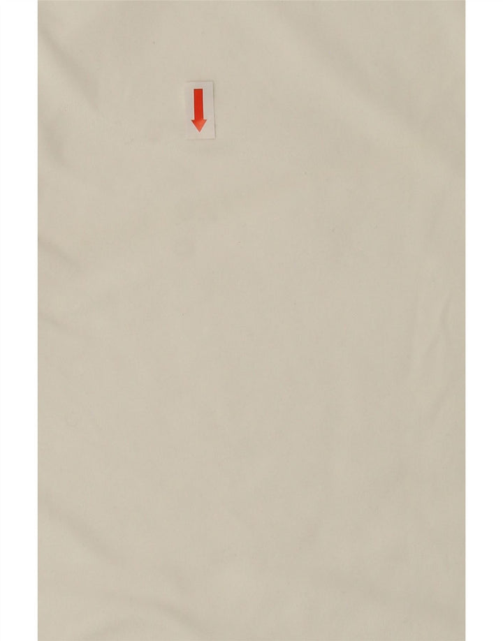 ADIDAS Womens Polo Shirt UK 12 Medium  White Polyester Vintage Adidas and Second-Hand Adidas from Messina Hembry 