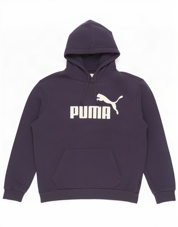 Puma Grafisk hættetrøje til mænd Stor marineblå bomuld