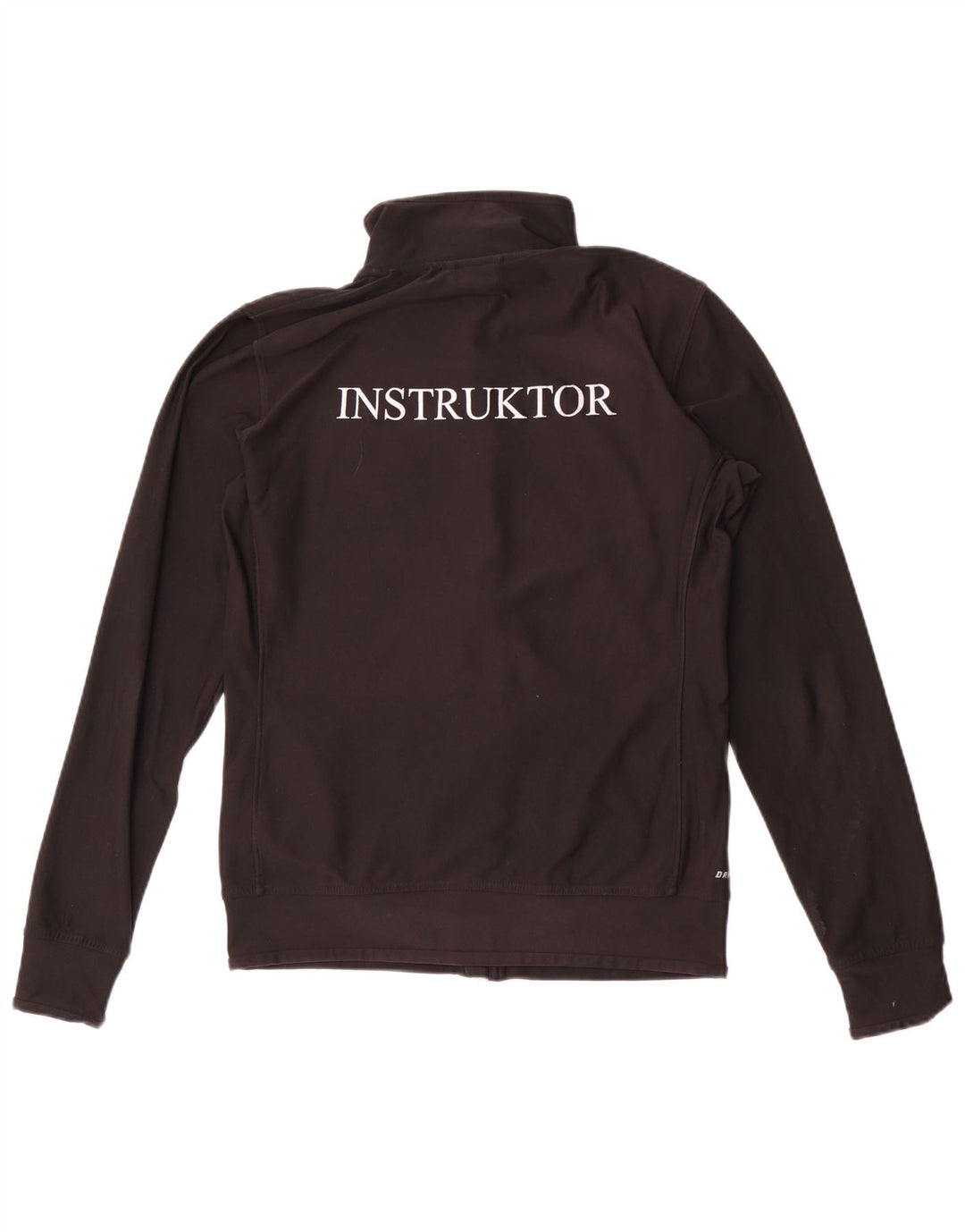 Nike Grafisk træningsdragt topjakke til kvinder UK 14 Medium Sort Polyester