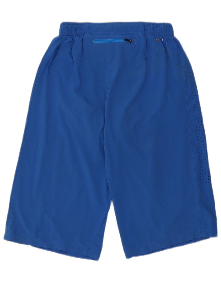 Nike Herre Bermuda Sportshorts Små Blå Polyester Sports