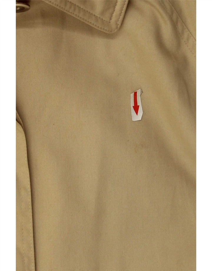 ELENA MIRO Oversize overfrakke til kvinder UK 16 Stor beige bomuld