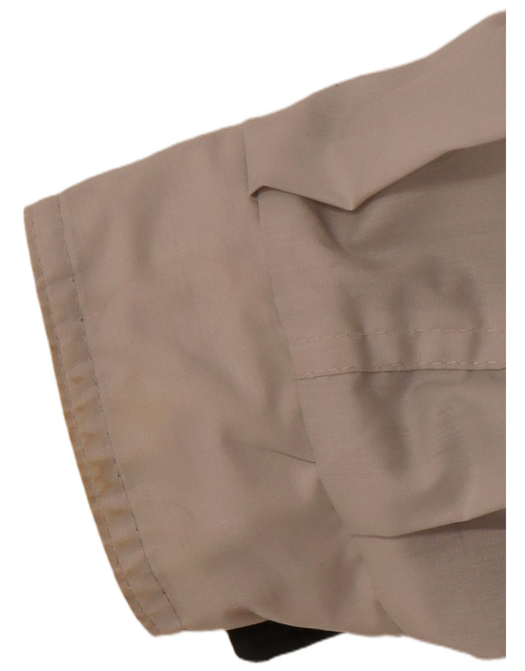 Medvirkende Herre Loose Fit Vendbar Hættejakke UK 38 Medium Beige Bomuld