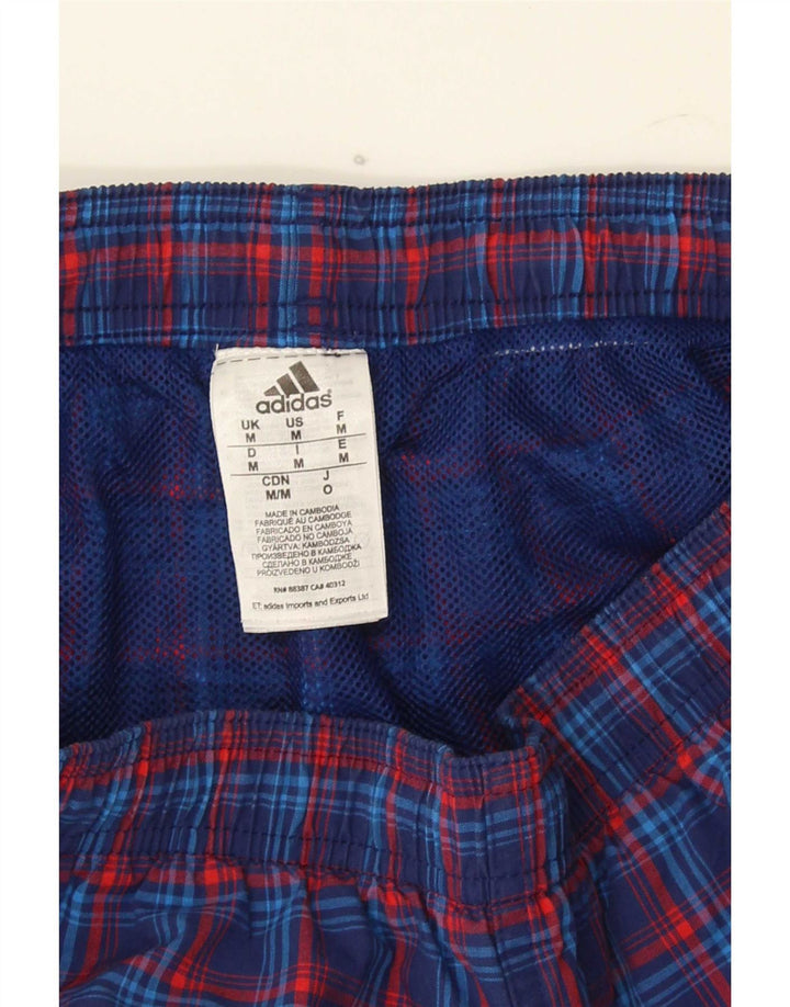 Adidas Sportshorts til mænd Medium Navyblå Ternet polyester