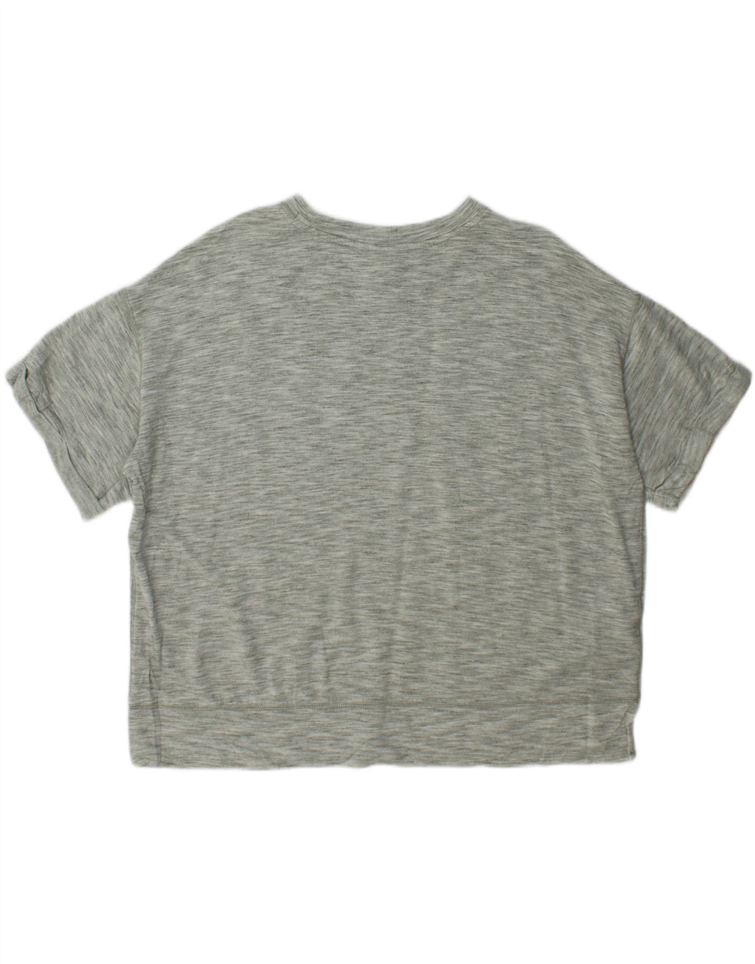 Eddie Bauer Dame Oversized T-Shirt Top UK 18 XL Grøn Flecked Polyester