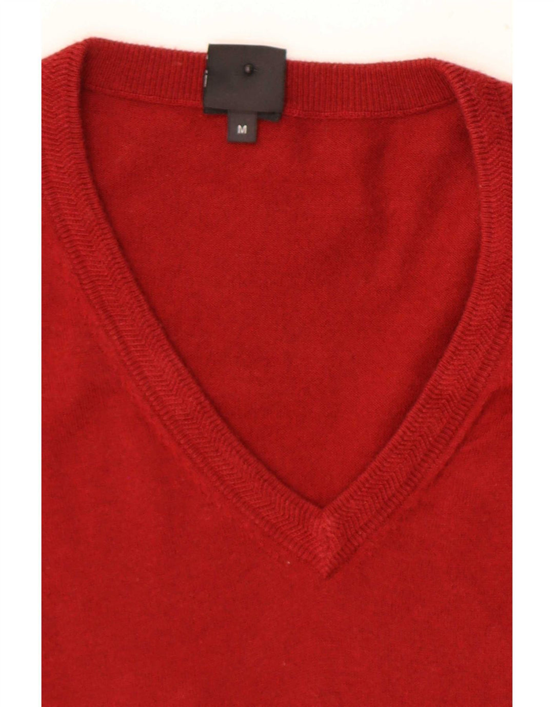 Hugo Boss Herre Regular Fit V-hals sweater Medium Rød Colourblock