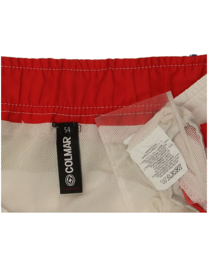 Colmar Herre grafiske svømmeshorts IT 54 XL Rød Colourblock Polyester