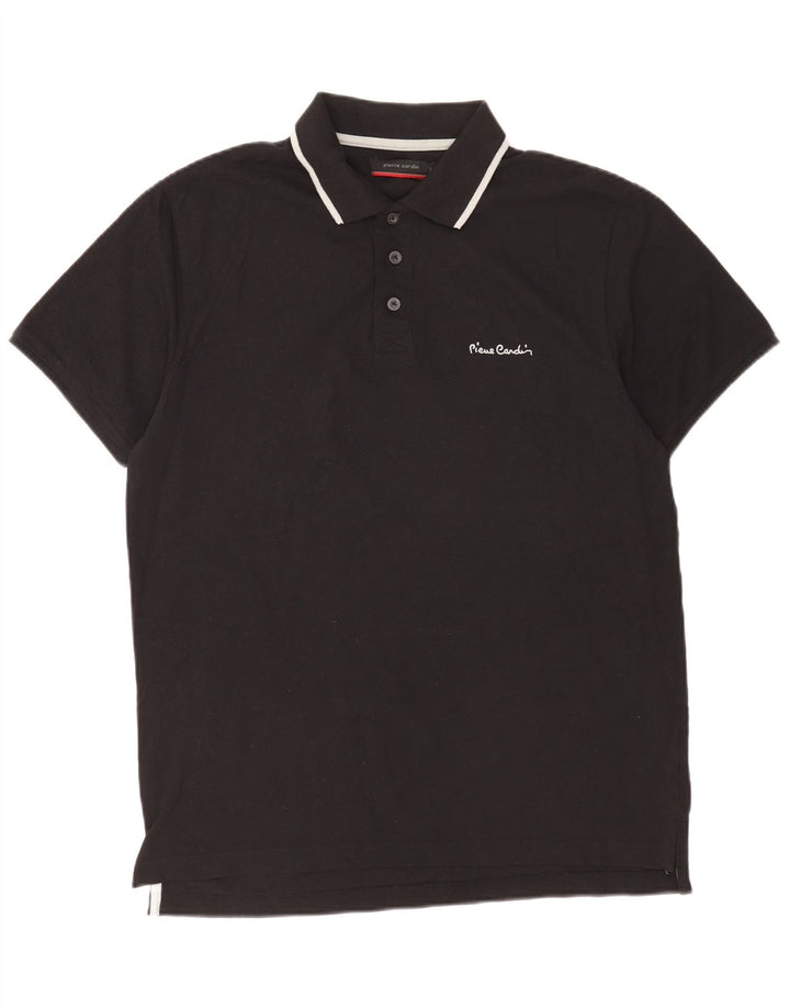Pierre Cardin Herre poloshirt Stor sort bomuld