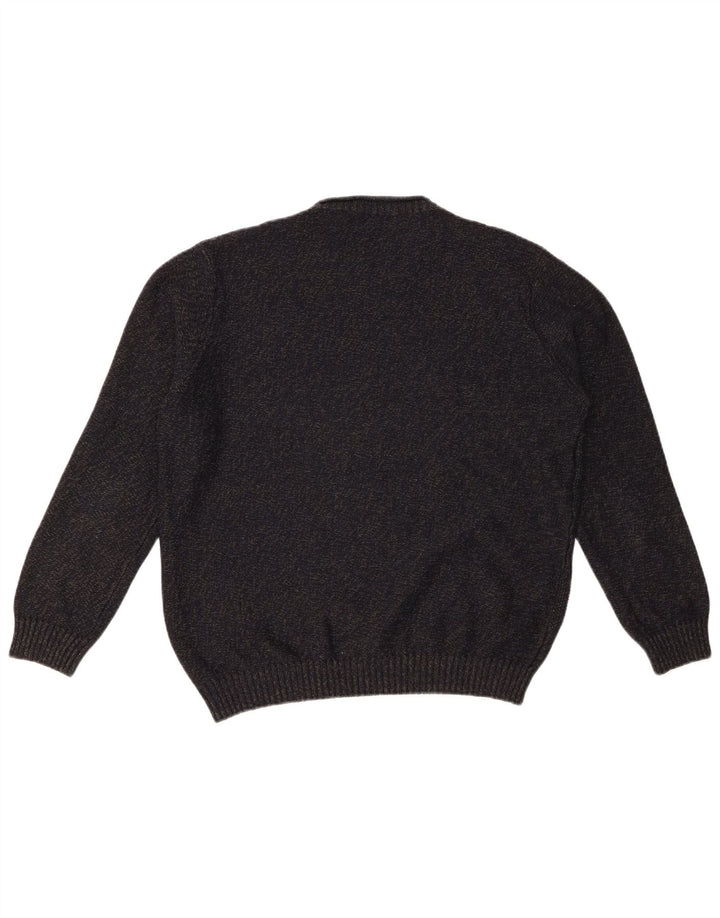 AVIREX Dame sweater med rund hals DK 16 Stor Navy Blue Flecked