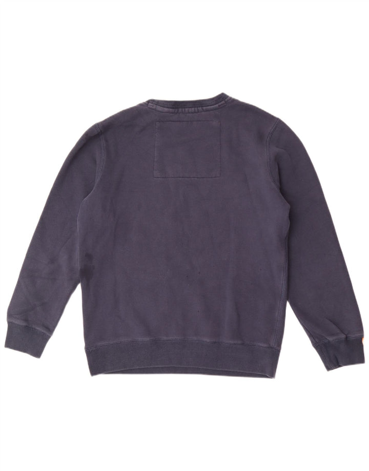 Superdry grafisk sweatshirt til mænd XL marineblå bomuld
