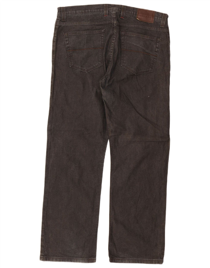 Marks & Spencer Herre Blue Harbor Straight Jeans W38 L31 Sort Bomuld