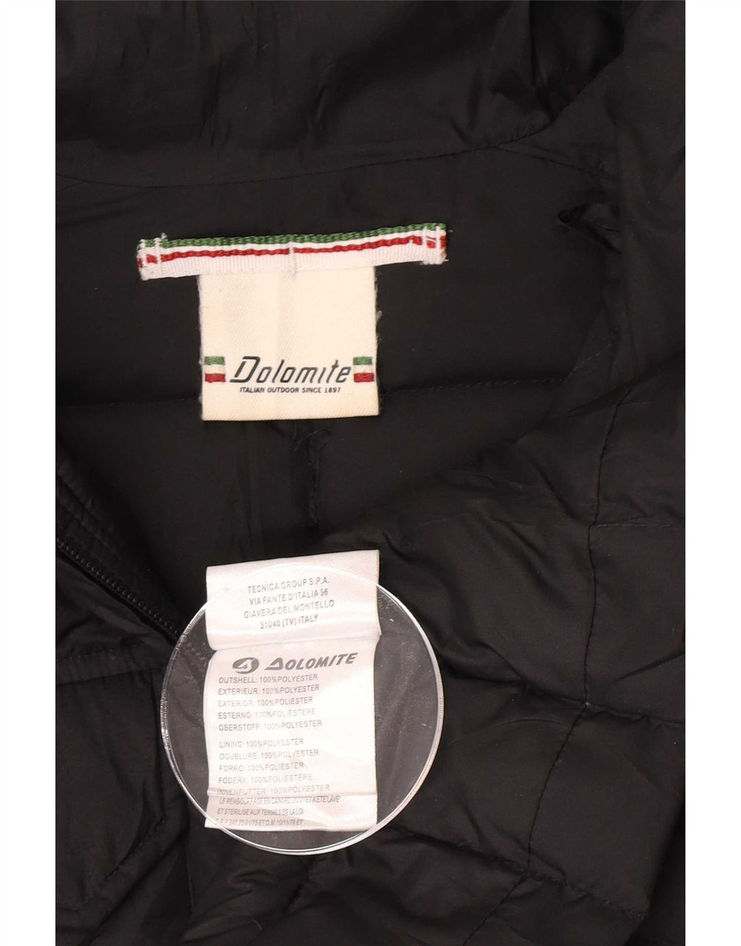 Dolomite Dame Polstret Jakke UK 18 XL Sort Polyester