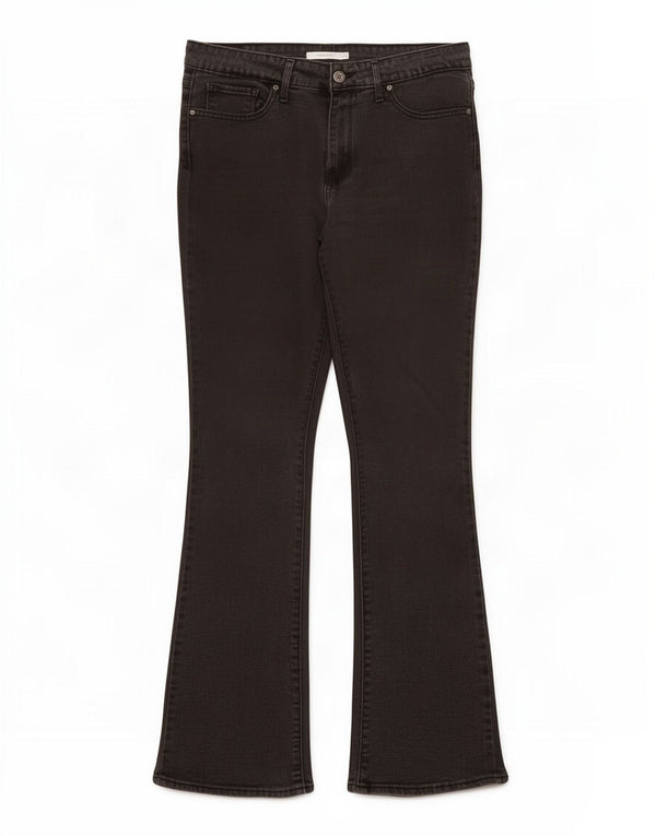 Levi's Dame 715 Bootcut Jeans W32 L32 Grå Bomuld