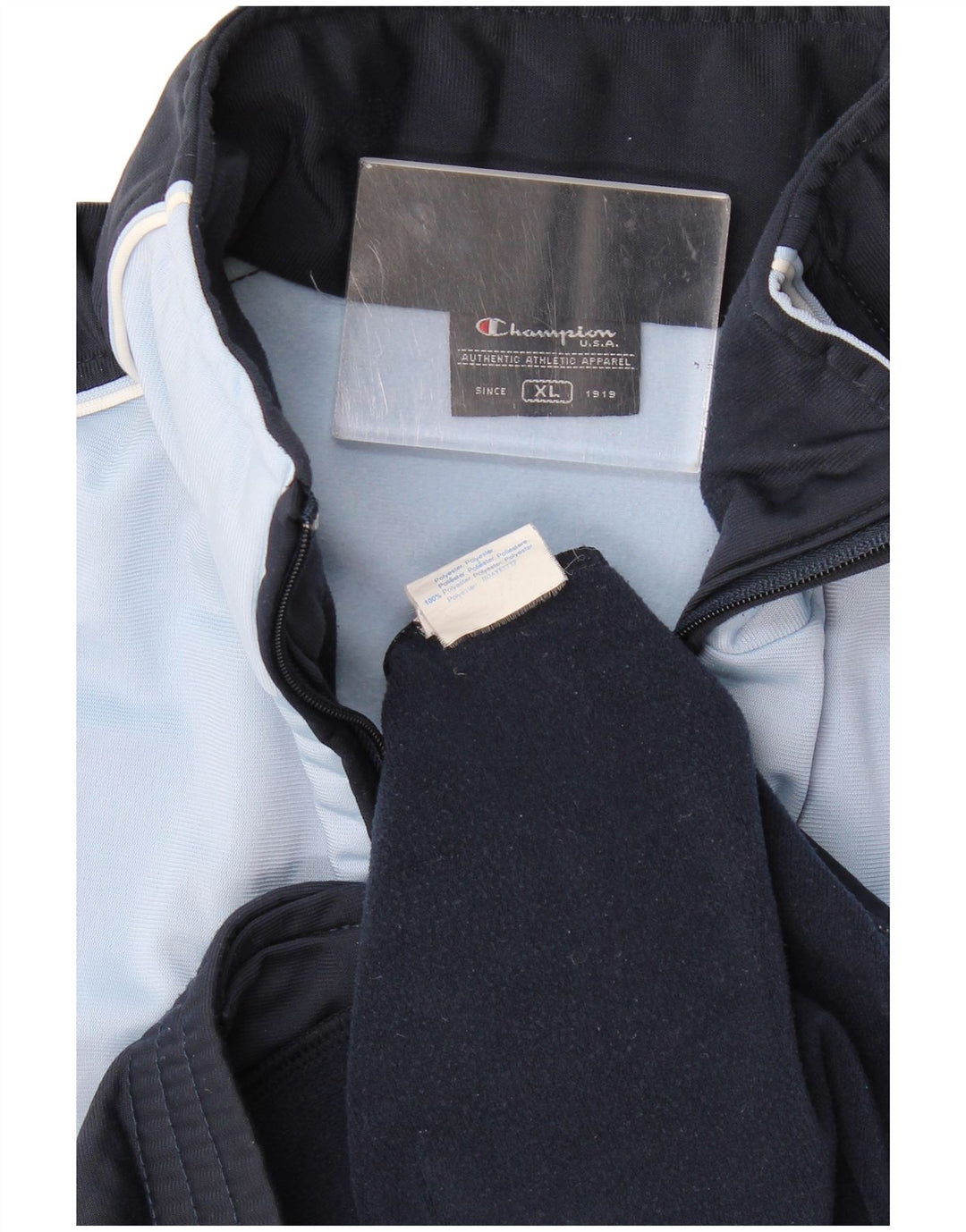 Champion Træningsdragt til mænd Topjakke XL Marineblå Colourblock Polyester