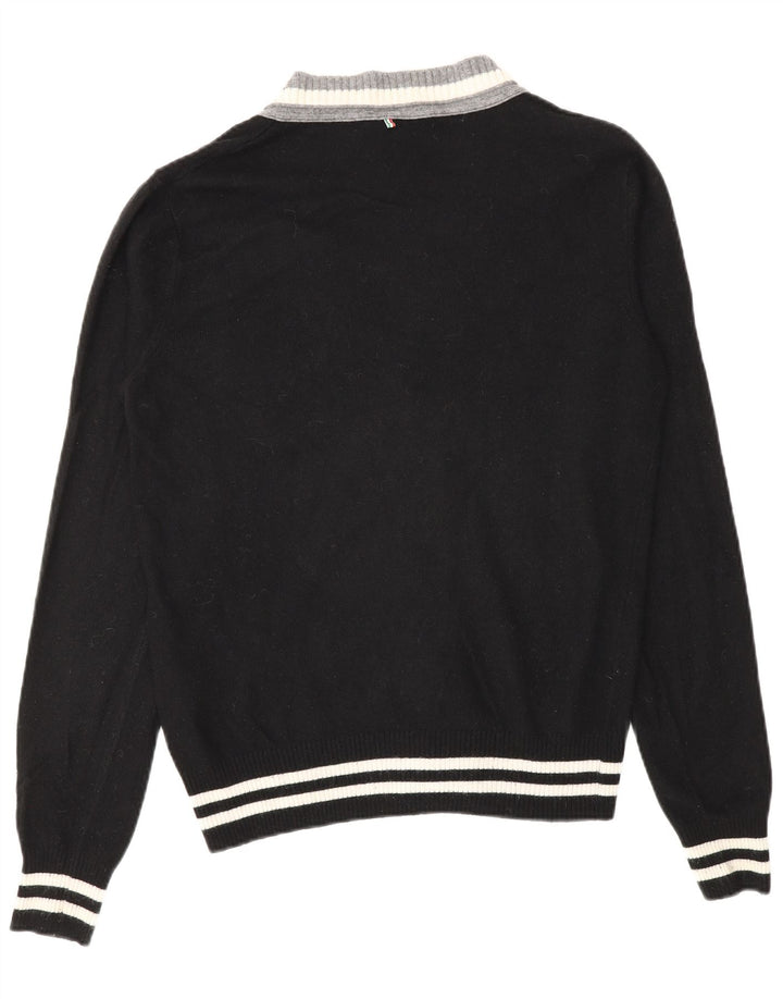 Armani Jeans Herre Cardigan Sweater Small Black Viscose