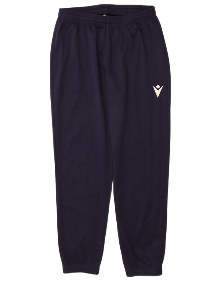Macron Herre træningsdragt Bukser Joggers Large Navy Blue Polyester