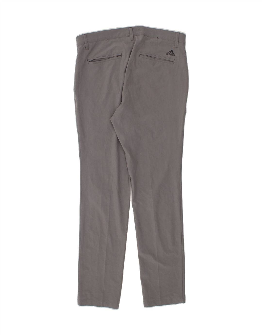 ADIDAS Mens Slim Chino Trousers W32 L32 Grey Polyester Vintage Adidas and Second-Hand Adidas from Messina Hembry 