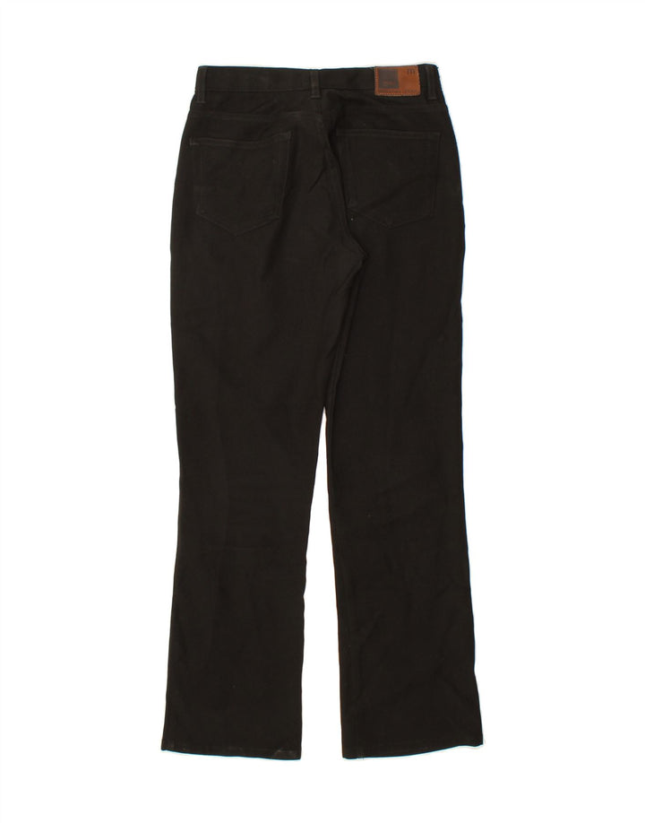 MOSSIMO Womens Flare Casual Trousers W29 L30 Black Polyester Vintage Mossimo and Second-Hand Mossimo from Messina Hembry 