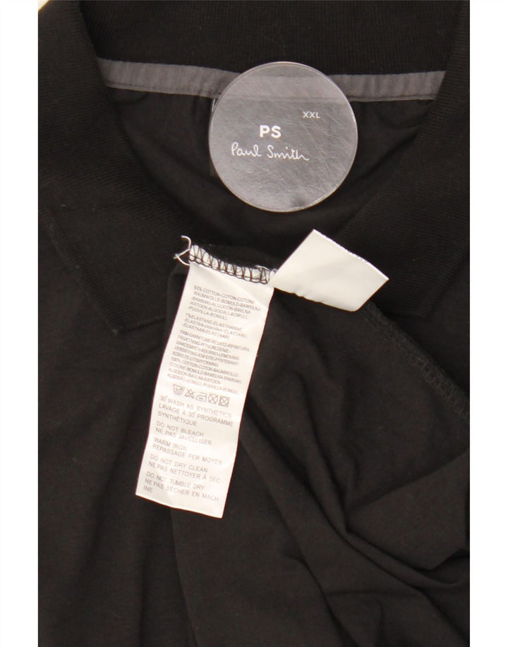 Paul Smith herre poloskjorte 2XL sort bomuld