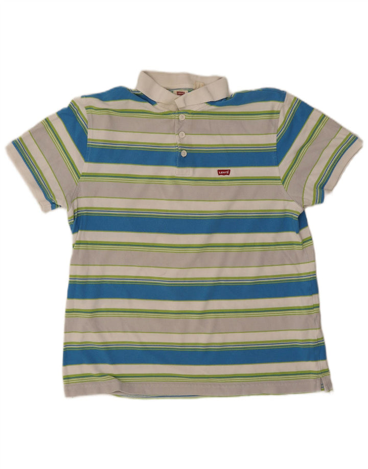 Levi's herre poloshirt Stor flerfarvet stribet bomuld