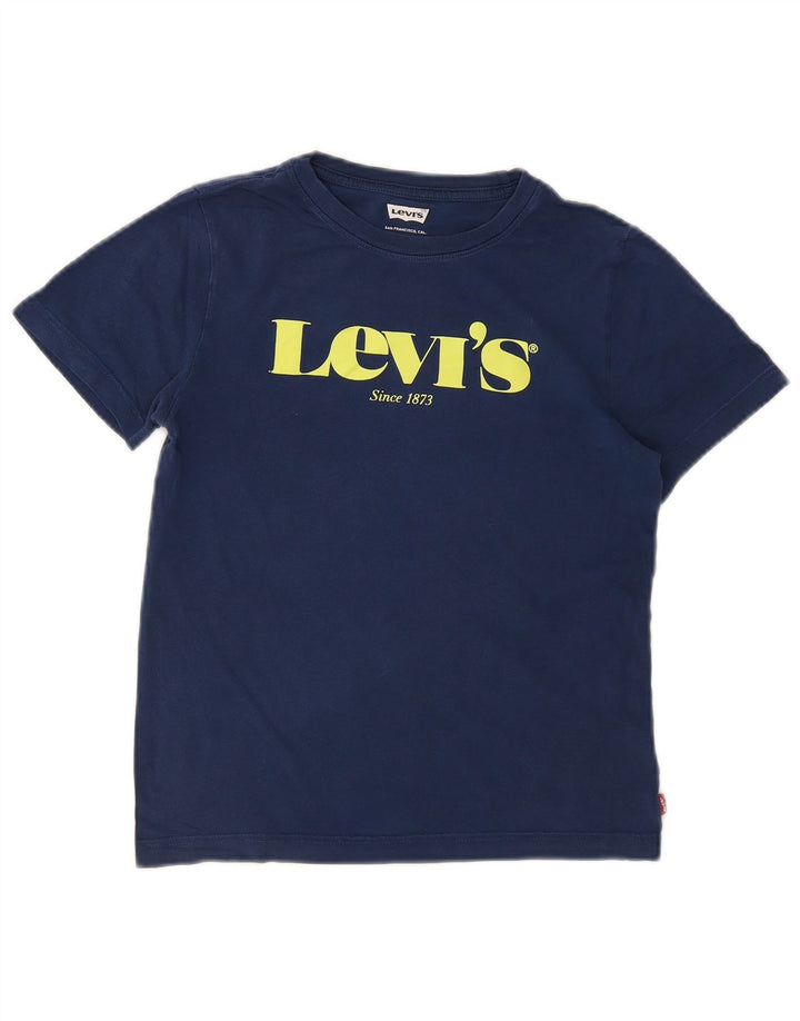Levi's Boys Grafisk T-shirt Top 11-12 år Marineblå