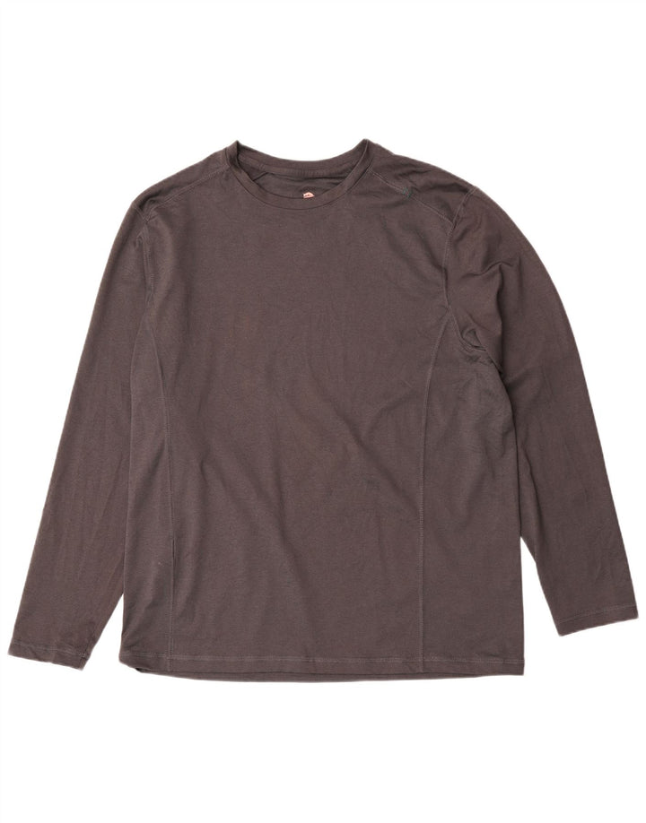 Tommy Bahama Herre Top Langærmet Medium Grey Polyester