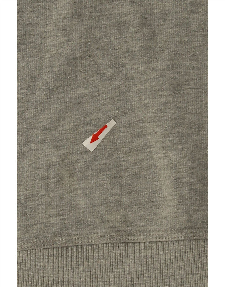 Champion Herre Grafisk Sweatshirt Jumper 2XL Grå Flecked