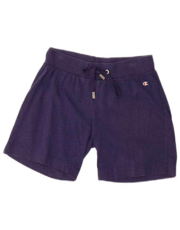 Champion Womens Heritage Classics Sportsshorts UK 10 Small Navy Blue