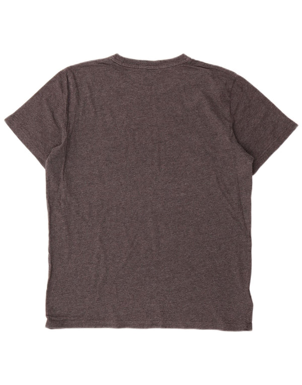 Fred Perry Herre T-shirt Top Medium Grey Flecked Bomuld