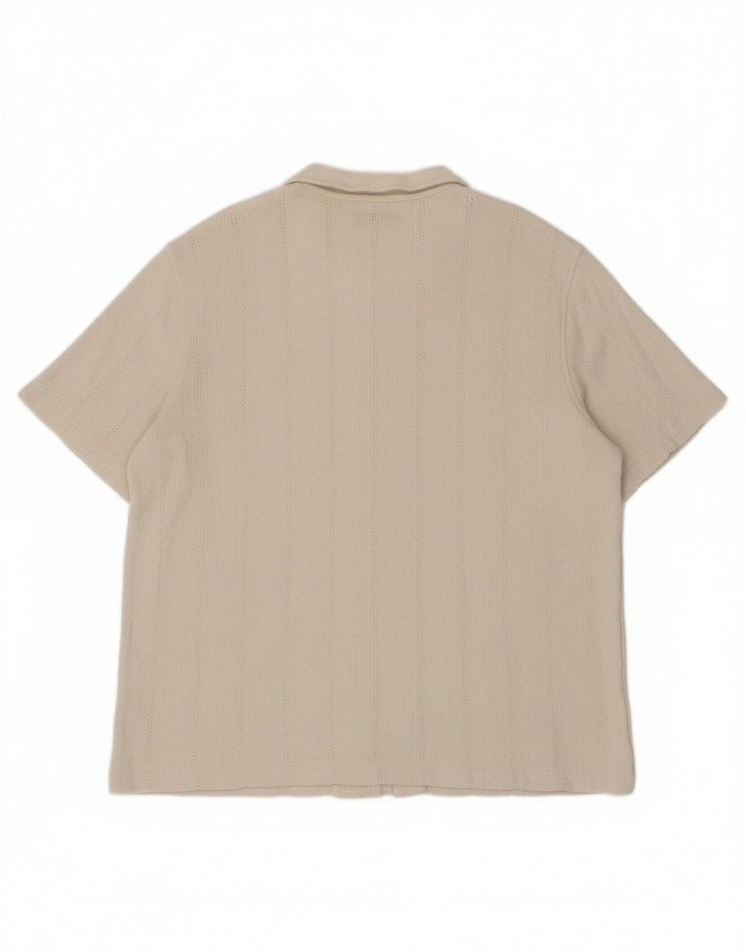 Marks & Spencer Kortærmet Herreskjorte 2XL Off White Bomuld