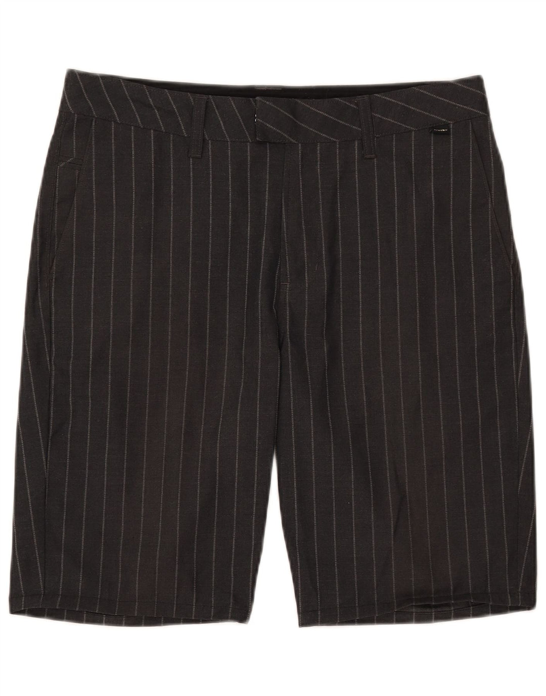 Vans Herre Chino Shorts W32 Medium Black Pinstripe Polyester